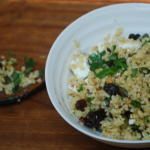 Bulgar Wheat with Feta, Berries, Rocket