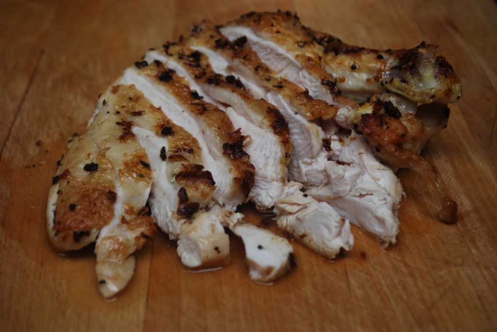 Chicken with Lemon and Garlic - Cooking Them Healthy