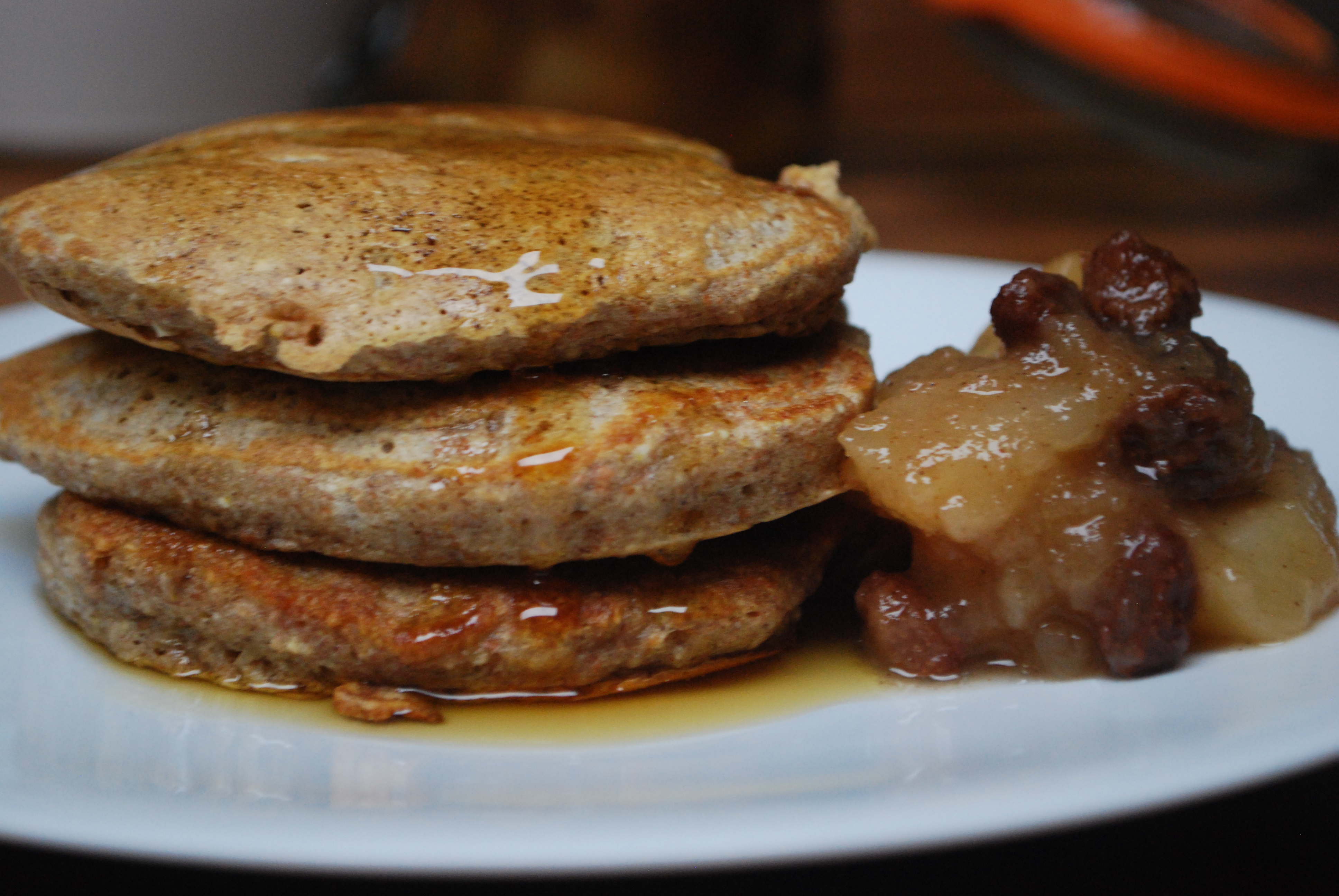 Pear and Cinnamon Pancakes