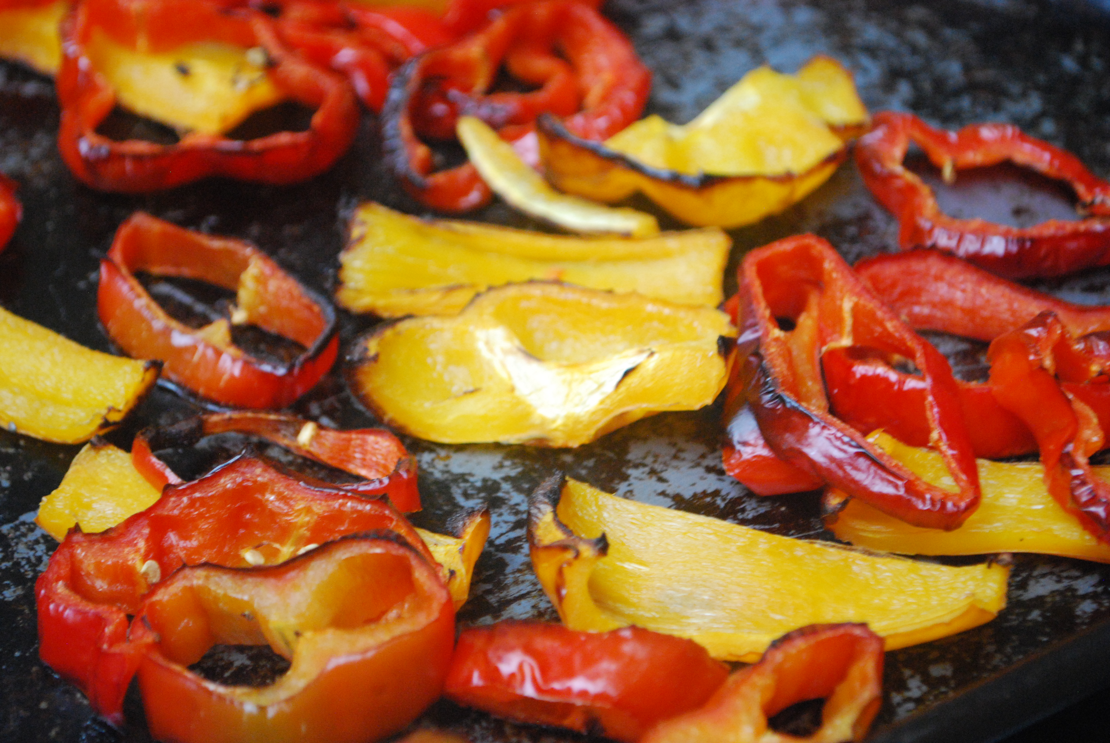 Roasted Red Pepper Pasta Sauce - preparation