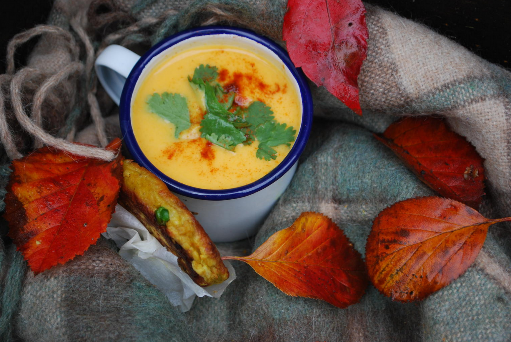 Butternut, chilli and coconut soup