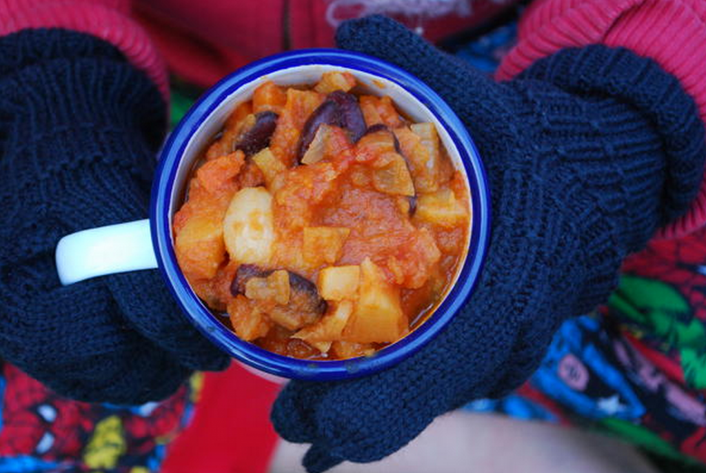Warming Vegetable Stew - Cooking Them Healthy