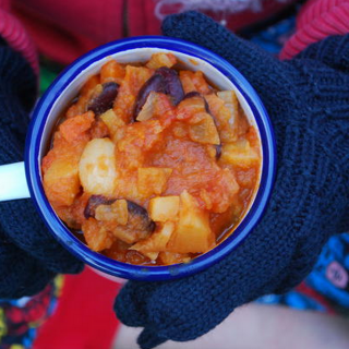 warming vegetable stew