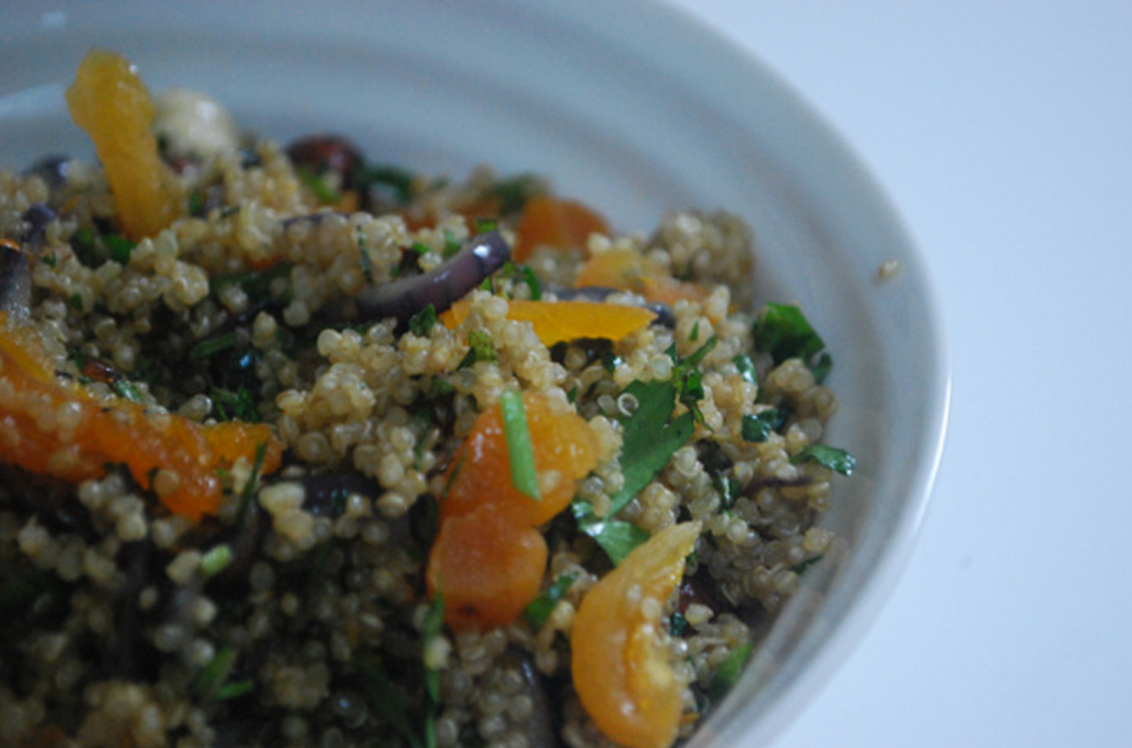 Quinoa with Hazelnuts, Orange, Onion & Herbs Cooking Them Healthy