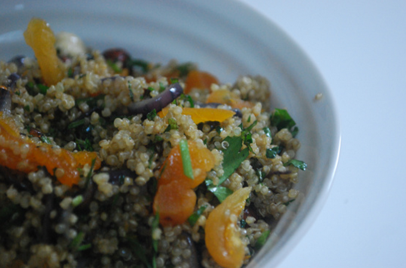 Quinoa with Hazelnuts, Orange, Onion & Herbs