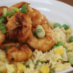 Sesame & Soy Prawns with Egg Fried Rice