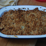 Gooseberry & Rhubarb Crumble