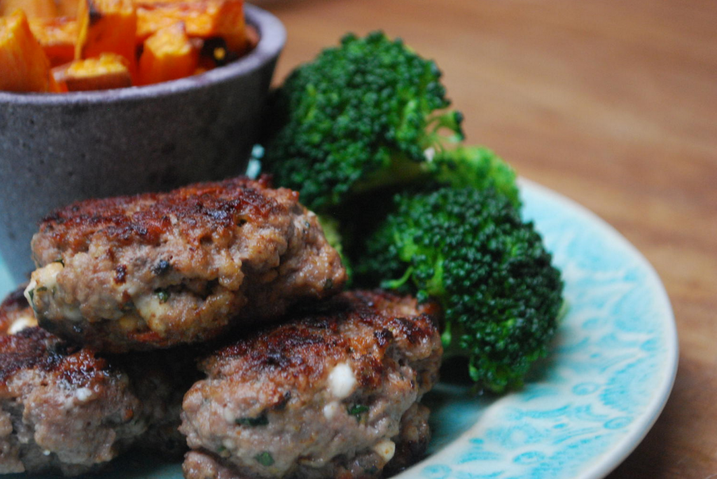 Lamb, Feta & Mint Burgers