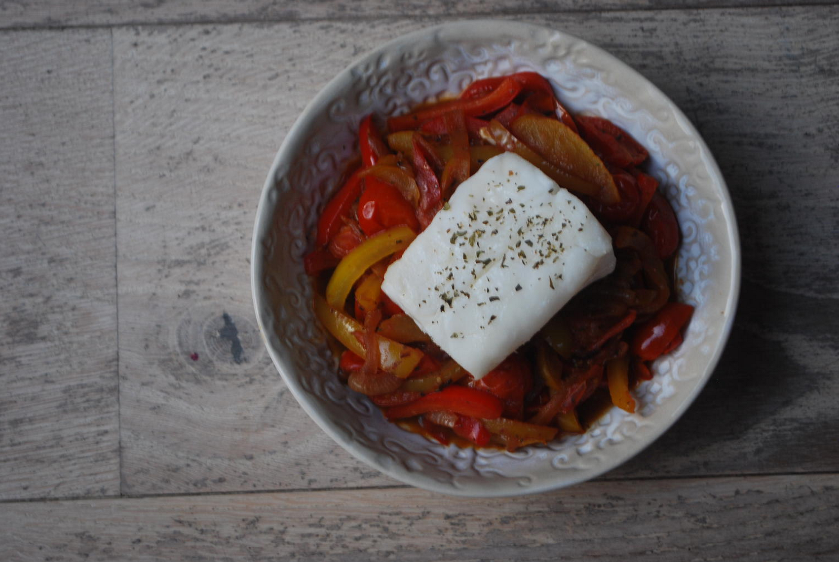 Cod with Summer Ratatouille - Cooking Them Healthy