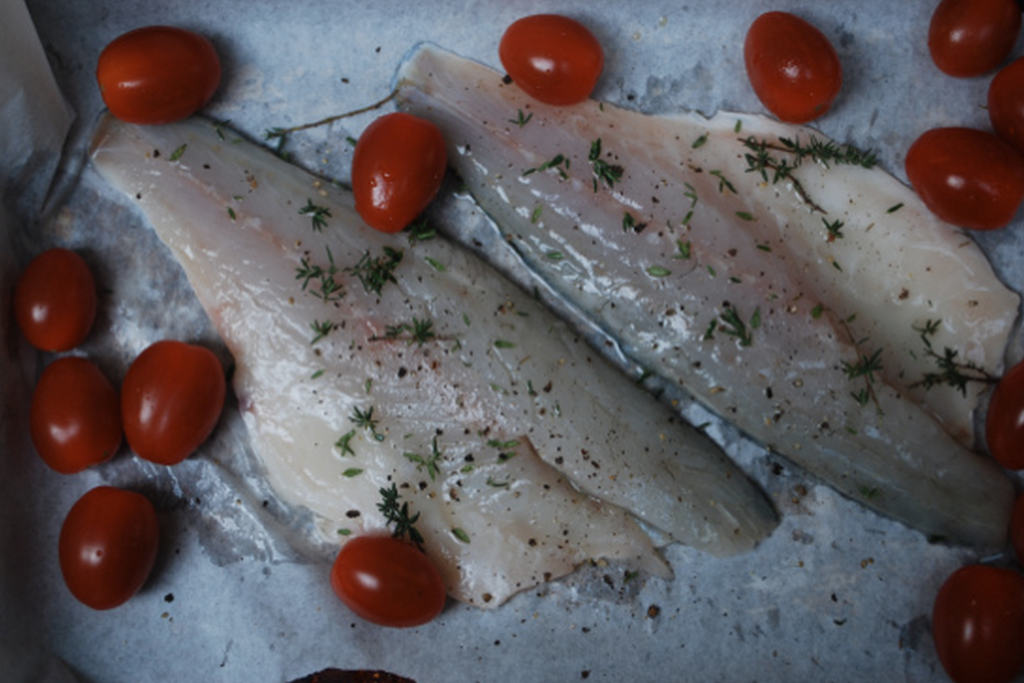 Sea Bass with Tomatoes & Thyme