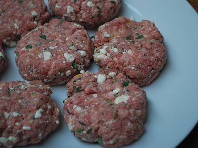 Lamb, Feta & Mint Burgers