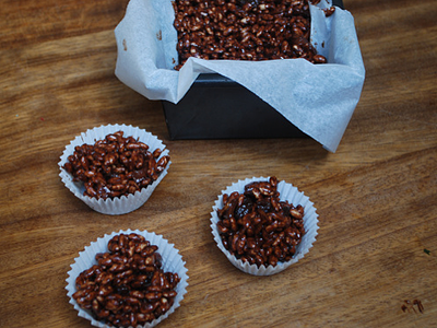 Chocolate Rice Crispy Cakes