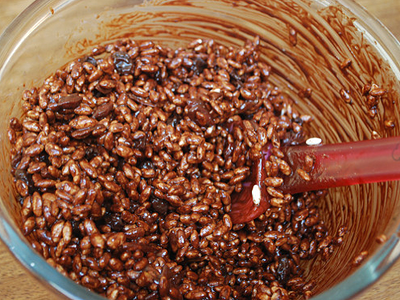 Chocolate Rice Crispy Cakes