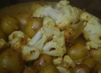 Cauliflower & New Potato Curry