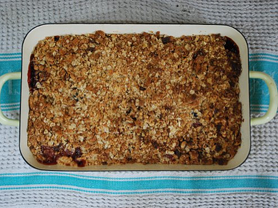 Apple & Date Crumble