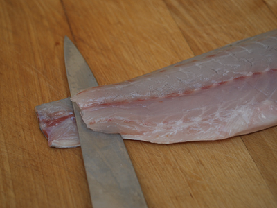 Gluten-Free Fish Fingers - prep