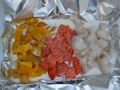 Broccoli Fish Pie - prep