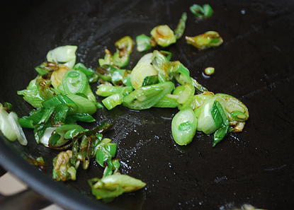 Brown Rice with Spring Onions & Seeds - prep