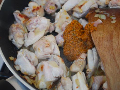 Chicken Coconut Curry - preparation