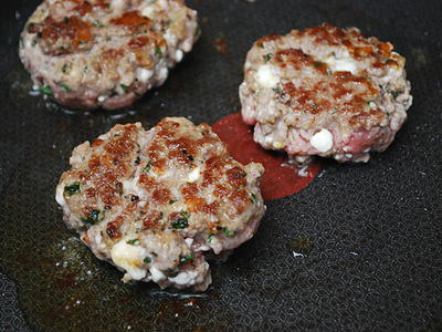 Lamb, Feta & Mint Burgers