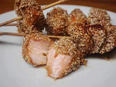 Sesame Salmon Sticks