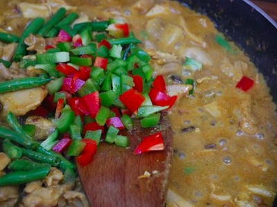 Chicken Coconut Curry - preparation
