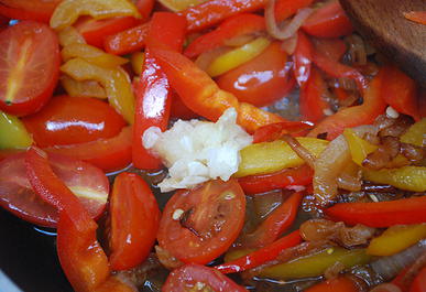 Cod with Summer Ratatouille - prep