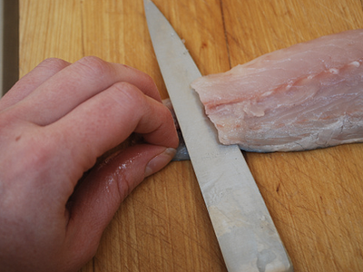 Gluten-Free Fish Fingers - prep