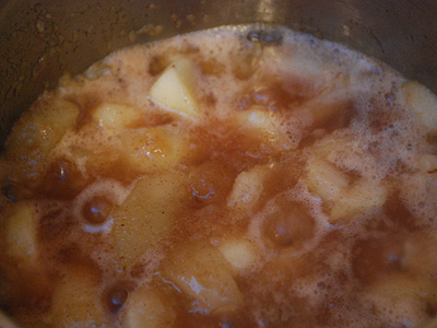 Apple & Pear Compote - prep