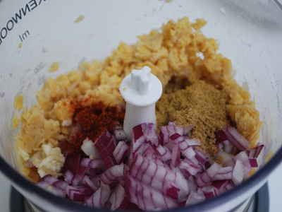 Baked Falafels - preparation