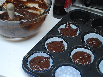 Chocolate Cupcakes - prep