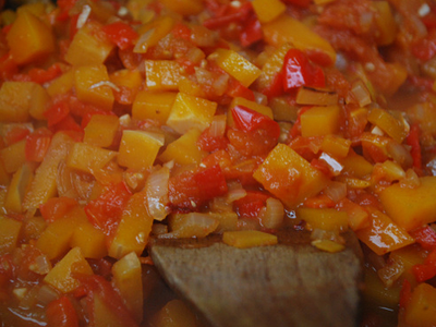 Immune Boosting Pasta Sauce - preparation